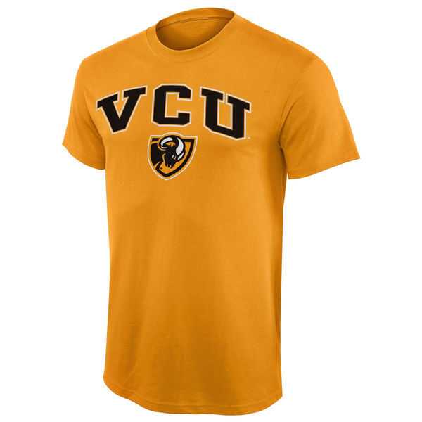 VCU Rams Arch Over Logo WEM T-Shirt - Gold,We sell and wholesale VCU Rams Arch Over Logo WEM T-Shirt - Gold on line form chian!